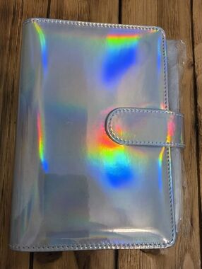 Holographic Silver Planner Organizer